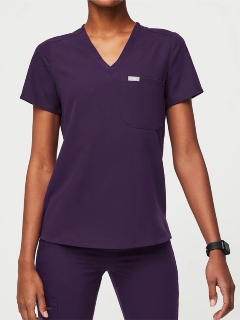 FIGS Purple Catarina One Pocket Scrub Top Size XXS